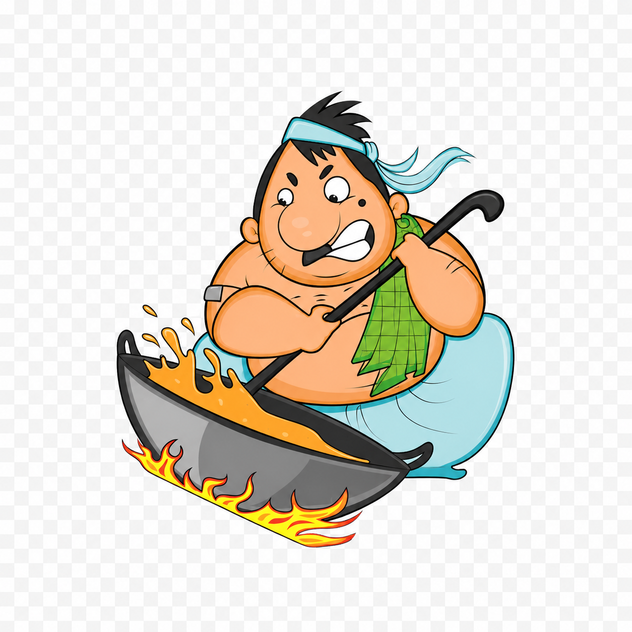 The Fat Indian mascot